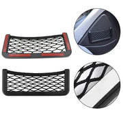 Car Storage Organize Car String Bag Car Seat Side Storage Net Bag Mesh Pocket Organizer Stick-on For Purse Bag Phone thumbnail 5