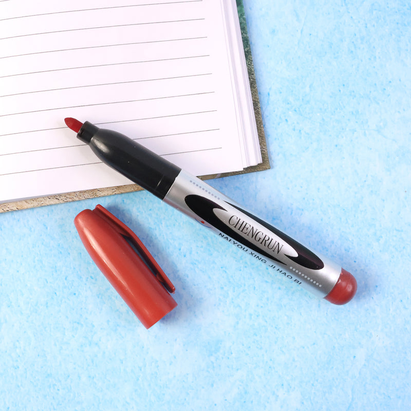 Maroon Premium Permanent Marker Pen (1 Pc)
