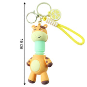 Cute Giraffe Cartoon Keychain (1 Pc) thumbnail 4