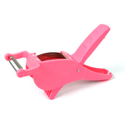 Plastic 2 In 1 Vegetable  Fruit Multi Cutter 5 Blade Vegetable Cutter With Peeler (1 Pc  Multicolor) thumbnail 5