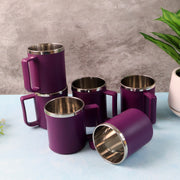 Supermom Stainless Steel Inner Coffee Mug Set (200ml  6 Pc) thumbnail 5