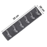 4654 Adhesive Transparent Heavy Duty Wall Hook thumbnail 2
