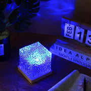 Dynamic Rotating Water Ripple Night Lamp With Remote thumbnail 3