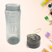 7330 Plastic Water Bottle Outdoor Sport Bottle With Carry Case Leak Proof Bpa-free For Travel Cold And Hot Water Plastic Water Bottle With Daily Water Intake For Gym And Children Home Travel Office Use (1 Pc ) thumbnail 4