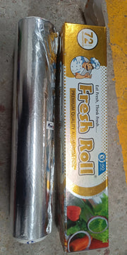 5989 Premium Quality Food Grade Aluminum Foil Roll Heavy Duty Non Stick Thick Aluminum Foil Sheet Baking Grilling Tool 72mtr (1pc) thumbnail 6