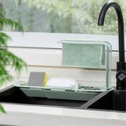 Plastic Telescopic Sink Storage Rack thumbnail 5