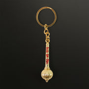 Mace Design Jai Shree Ram Golden Keychain (1 Pc) thumbnail 3