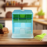 2 In 1 Potato Chipser  Slicer French Fries Maker Finger Chips  Plastic  Two Blades Finger Chips Cutter For Kitchen Accessoryvegetable Fruit Slicer (1 Pc) thumbnail 1