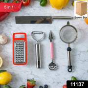 5 In 1 Multipurpose Kitchen Tool Combo Set (1 Set) thumbnail 6