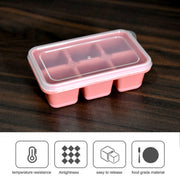 4750 6 Cavity Silicone Ice Tray Used In All Kinds Of Places Like Household Kitchens For Making Ice From Water And Various Things And All. thumbnail 4