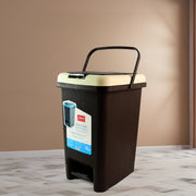 Apex Push N Pedal Plastic Dustbin 10l Capacity (1 Pc) thumbnail 4