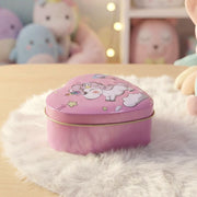 Heart Shaped Unicorn Printed Multipurpose Storage Box (1 Pc) thumbnail 5