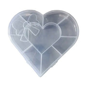 Heart-shaped Plastic Bead Storage Organizer Box (1 Pc) thumbnail 1