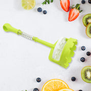 5768 Multi Functional One-handed Plastic Manual Mashed Potatoes Masher Mash Sweet Potato Masher With Comfort Grip And Stainless-steel Spring Design For Nonstick Pans (1 Pc) thumbnail 2