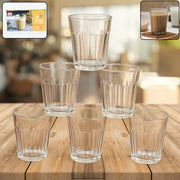 Supermom Plastic Chai Pyali Transparent Tea Glass Set (130ml  6 Pc) thumbnail 6