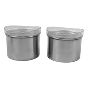 Multipurpose Stainless Steel Airtight Containers With See Through Lid (2 Pc  500 Ml) thumbnail 3