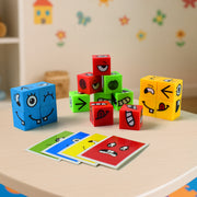 Educational Face Expression Changing Puzzle Cube Toy Set thumbnail 3
