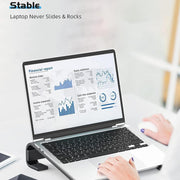 Fixed Metal Laptop Stand For Desk (25  26 Cm) thumbnail 1