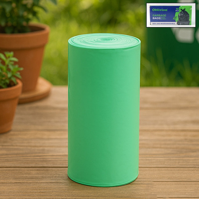 Green Compostable Corn Starch Garbage Bags (17 X 19)