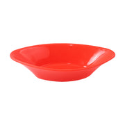 Plastic Marin Serving Bowl  Elegant Oval Deep Bowl (1 Pc  Red) thumbnail 1