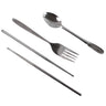 Portable Utensils Travel Camping Cutlery Set 4 Pc With Case