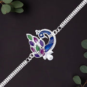 Traditional Peacock Design Rakhi thumbnail 3
