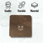 Self-adhesive Heavy-duty Plastic Wall Hook  1 Pc (8x8 Cm) thumbnail 2