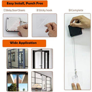 4184 Automatic Door Closer Punch-free Automatic Sensor Door Closer thumbnail 1