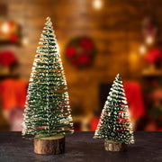 Mini Artificial Christmas Tree With Snow Effect (1 Pc) thumbnail 4