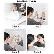 1727 Adhesive Bathroom Mirror Wall thumbnail 5