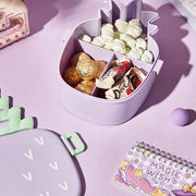 5729 Kids Lunch Box Cute Pineapple Shaped Bento Box With Fork Spoon Snack Candy Container Microwave Portable Office Lunch Box (1 Pc  With Spoon Fork  Color Box) thumbnail 4