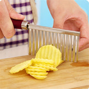 2007 Stainless Steel Vegetable Salad Chopping Knife Crinkle Cutters thumbnail 3