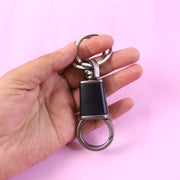 Premium Dual Ring Metal Key Holder With Rotating Swivel (1 Pc) thumbnail 5