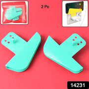 Plastic Secure Mobile Phone Charging Stand Holder (2 Pc  Mix Color) thumbnail 5