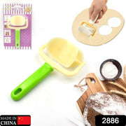 2886  Plastic Round Roll Forming Cutter Cake Ball Tongs And Molds Puri Cutter Roller Machine For Baking Tools (1 Pc Mix Color) thumbnail 5