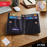 Compact Marble Finish Snap Button Card Holder Wallet (1 Pc) thumbnail 7