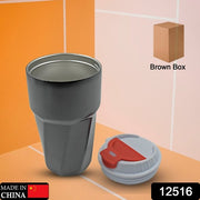 12516 Stainless Steel Vacuum Insulated Travel Mug Car Coffee Mug With Lid Reusable Thermal Cup For Coffee Car Travel Beach Camping Hiking Hunting Fishing Drinks Coffee Tea Mug Outdoor Home Office (1 Pc) thumbnail 6