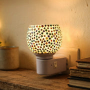 Decorative Star Pattern Mosaic Glass Plug-in Night Lamp (1 Pc) thumbnail 5
