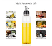 2138  1ltr Oil Dispenserwith Lid - Clear Drip Free Spout Controlled Use thumbnail 3