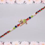 Kalash Rakhi With Flute And Peacock Feather thumbnail 2