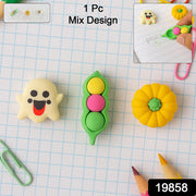 Cute Cartoon Eraser - (1 Pc  Mix Design) thumbnail 6
