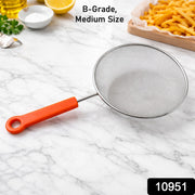 B-grade Medium Size Fine Mesh Kitchen Strainer (1 Pc) thumbnail 7
