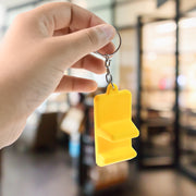 Plastic 2-in-1 Mobile Stand Keychain (1 Pc) thumbnail 2