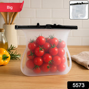 Reusable Silicone Food Storage Bag Set Leakproof Lock Reusable Flat Bottom Freezer Bags Sandwich Bags Silicone Food Grade Kids Snack Bags Bpa Free Microwave Dishwasher Safe (1 Pc) thumbnail 4