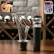Premium Wine Poorer And Vacuum Bottle Stopper Set (2 Pc) thumbnail 1