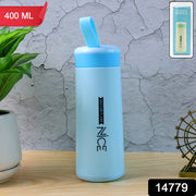 Water Bottle 400ml Leak Proof Glass Water Bottle With Daily Water Intake For Gym And Children Nice Bottle (1 Pc) thumbnail 7