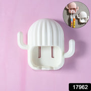 Wall Mounted Cactus-shape Toothbrush Holder (1 Pc) thumbnail 6