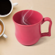 Premium Plastic Coffee  Tea Cups  Mug With Handle (1 Pc  Loose  Mix Color) thumbnail 1