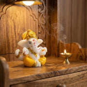 Divine Lord Ganesha Decorative Idol (1 Pc) thumbnail 4