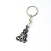 Premium Spiritual Hanuman Ji Sitting Pose Metal Keychain (1 Pc) thumbnail 4